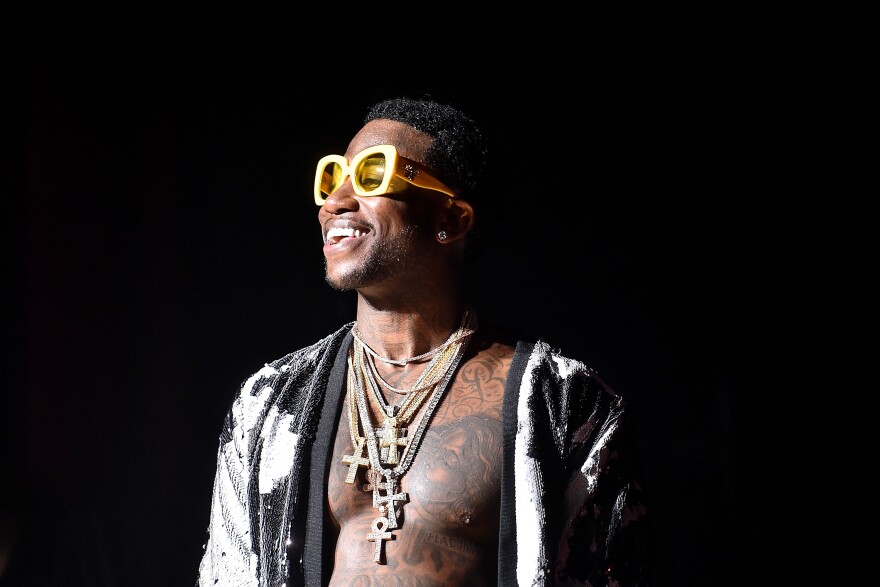 Gucci Mane performs at the Gucci and Friends Homecoming Concert at Fox Theatre in Atlanta on July 22, 2016.
