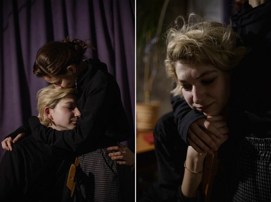 Maria Kulieva is a fashion designer based in Kharkiv. When bombs started to fall on her city, her best friend and roommate, Dina Shaheen, had to flee to evacuate her family. Many of their friends also left the city, but Maria stayed behind and began to volunteer, trying to support the armed forces in any way she knew how.