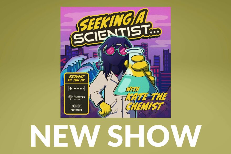 Podcast tile art for Seeking A Scientist, from KCUR.