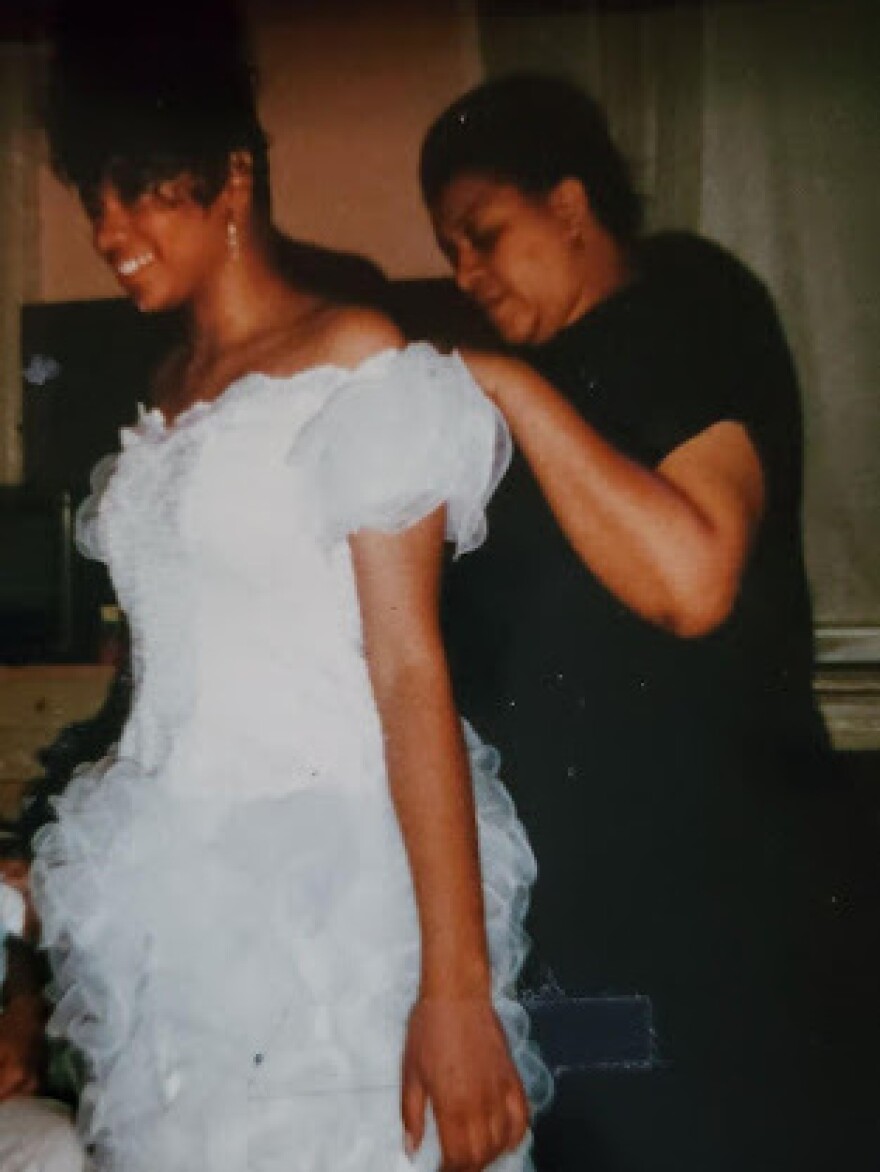 Prom night, 1990. We watched <em>Re-Animator</em> when I got home.