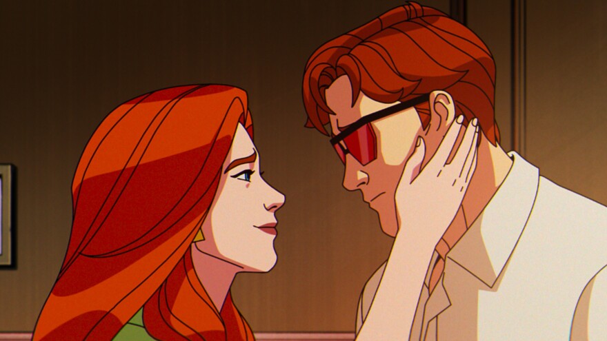 Jean Grey and Cyclops in the new Disne series<em> X-Men '97.</em>