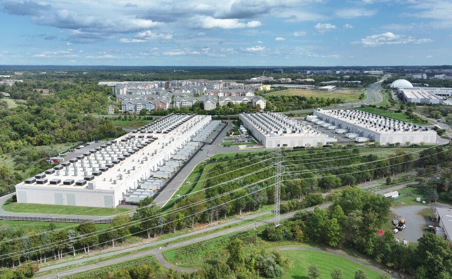 Image of "data centers owned and operated by Amazon Web Services in Ashburn", as featured in an article from VPM