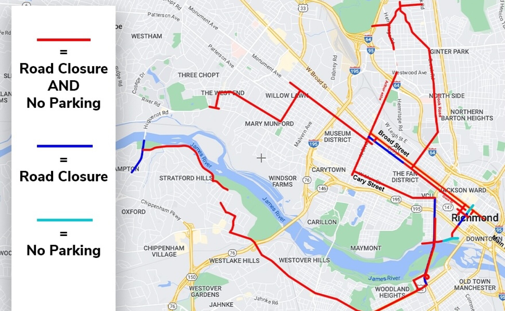Police Announce Road Closures For 2024 Richmond Marathon police-announce-road-closures-for-2024-richmond-marathon