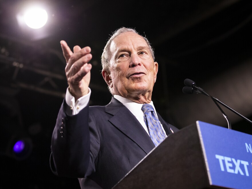 Former New York City Mayor Mike Bloomberg has qualified for the next debate in Nevada, but he isn't actively competing in contests that take place until March.