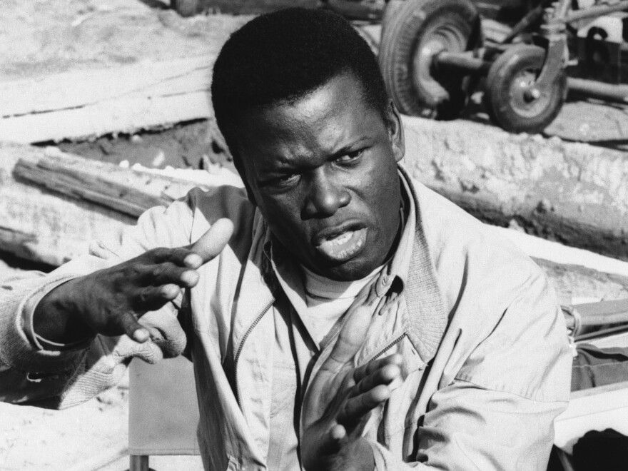 Sidney Poitier in character in <em>The Lilies Of The Field</em> on Feb. 16, 1963.