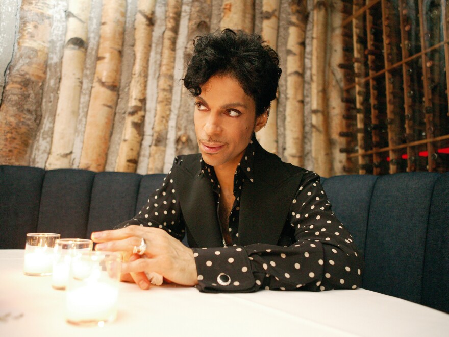 Prince is discussing everything from love to the constellations, 2004.