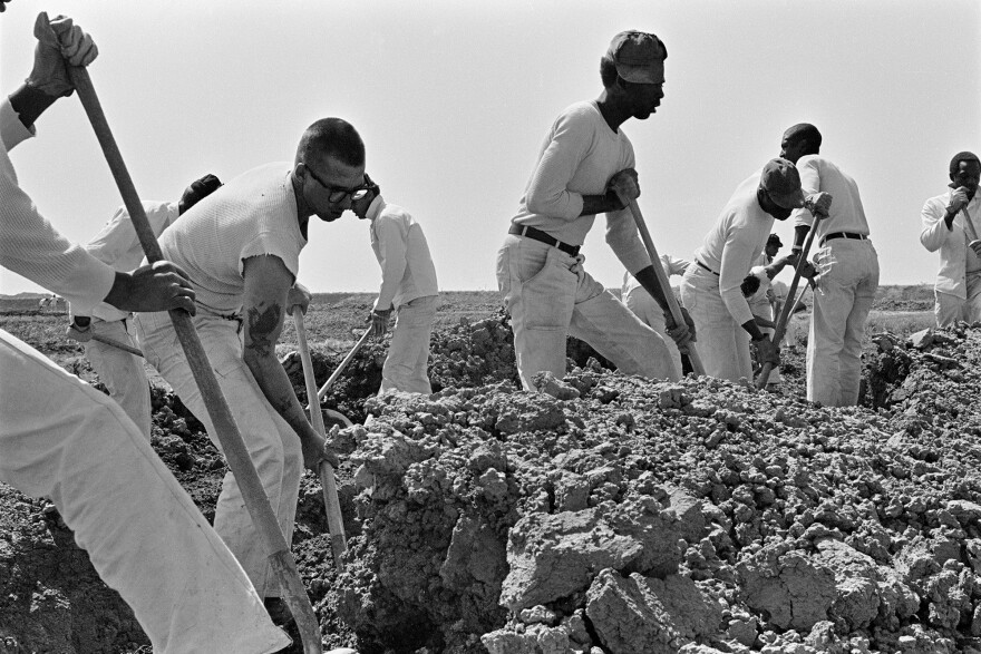 Eugene Richards photographed Cummins Prison Farm in Grady, Ark., in 1970.
