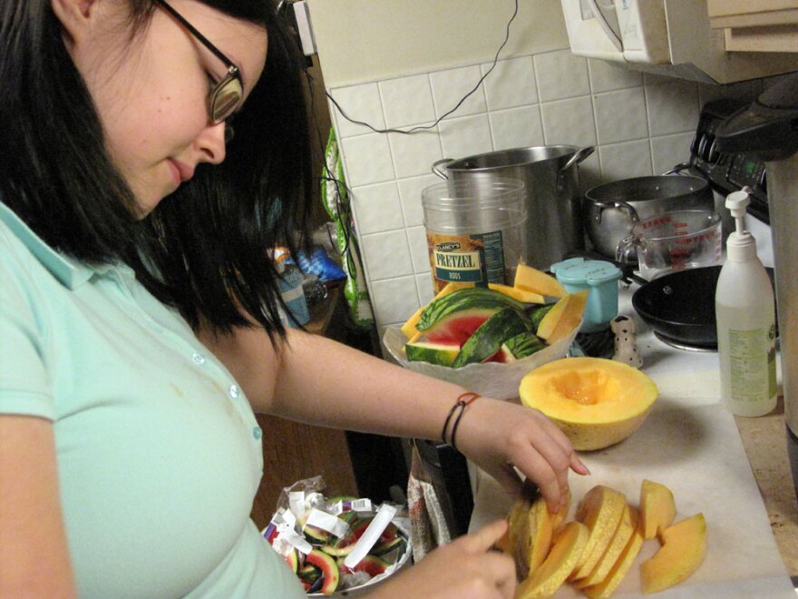 Beanna Williamson, 14, is one of 17 million children who live in U.S. households where getting enough food is a challenge. Sometimes it's hard for the poor to eat healthy because it costs more.