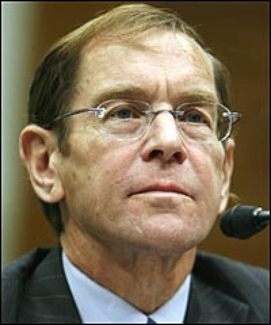 Bruce Fein testifies before the House Judiciary Committee on Capitol Hill May 30, 2006, in Washington, D.C. Fein was a Justice Department official during the Reagan administration.