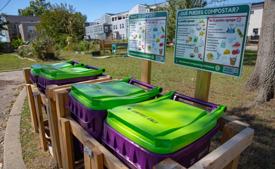 Richmond aims to collect thousands of pounds of food waste with compost ...