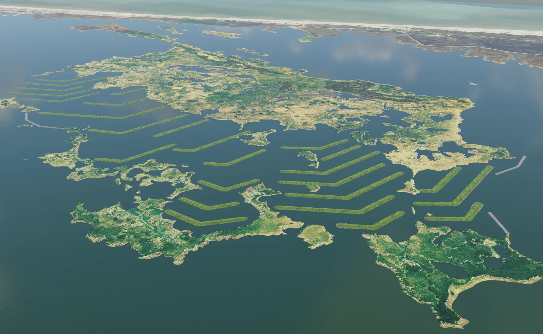 Marsh Management Project Virginia Beach marsh terrace project to be first on East Coast