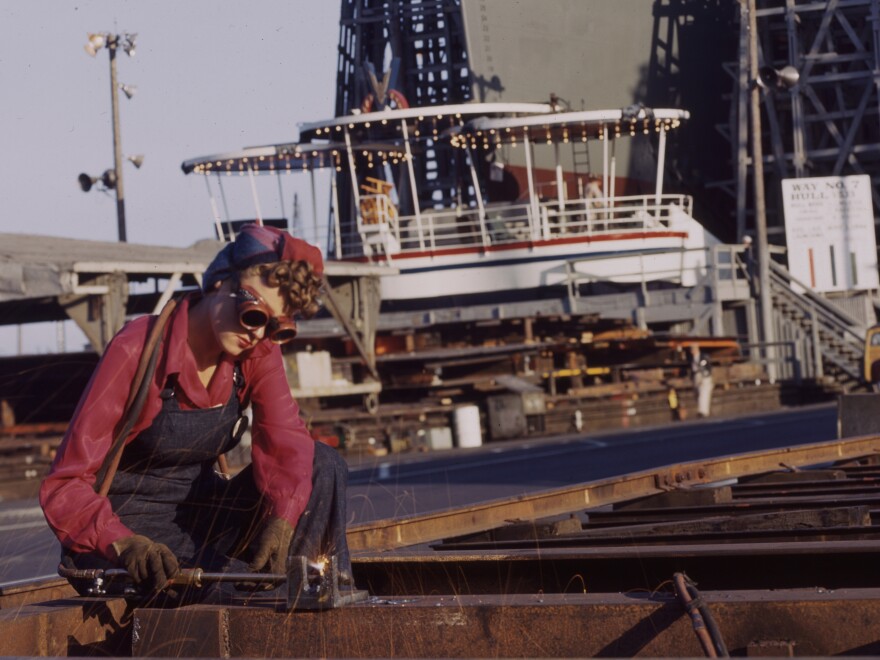 Millions of women worked in U.S. factories and shipyards during WWII to support the war. They're known now as "Rosies," because of the symbolism of Rosie the Riveter.