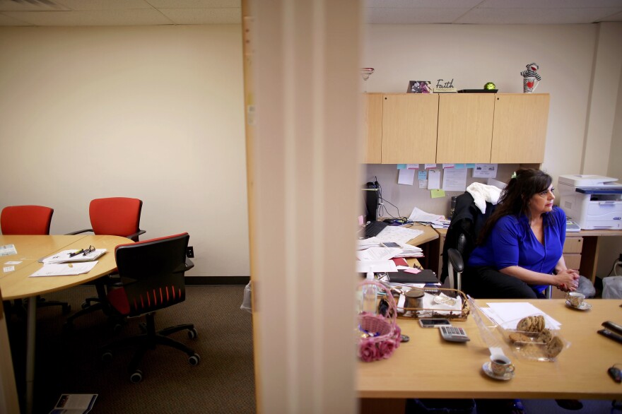 Corine Dehabey, a Syrian American, is the resettlement coordinator for US Together in Toledo, where she places Syrian refugees in housing and helps them adapt to their new lives in the United States.