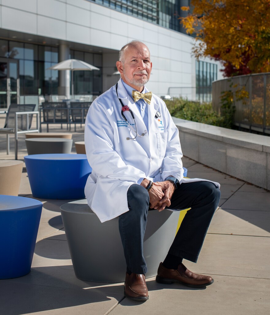 Dr. Edwin Asturias, an infectious disease pediatrician at the University of Colorado, co-founded FunSalud a decade ago. He's from rural Guatemala and says it's a good spot to scan for diseases crossing from animals into people.