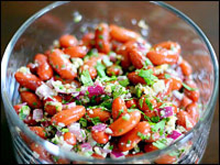 Georgian Kidney Bean Salad